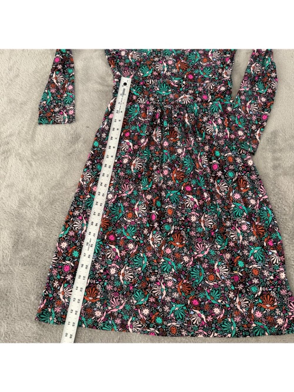 Boden Abigail Jersey Long Sleeve Dress Womens size 4 Regular - Picture 6 of 7